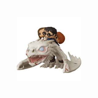 Фигура, Pop!, Harry Potter - Harry, Ron & Hermione Riding Gringotts Dragon
