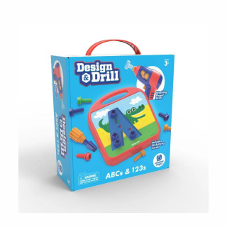 СТЕМ-сет - Букви и бројки, Design & Drill® ABCs & 123s