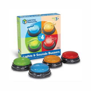 Сет тастери со светла и звуци, Lights and Sounds Buzzers, 1/4