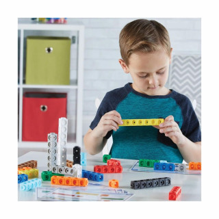 Сет со математички активности, MathLink® Cubes Early Maths - Mathmobiles