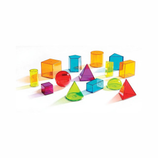Проѕирни геометриски фигури, View-Thru® Geometric Solids , сет од 14