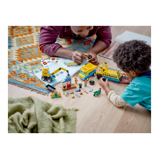 LEGO коцки, City, Construction Trucks and Wrecking Ball Crane