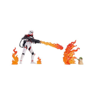 Фигура, Star Wars: The Mandalorian - Incinerator Trooper and Child 