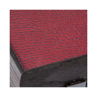 Сет за табла-рачна изработка, Premium Leatherette Burgundy Red