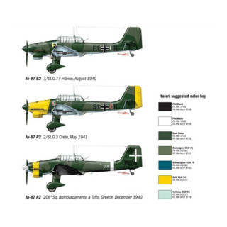 Макета, JU-87 B2 Stuka, 1:72
