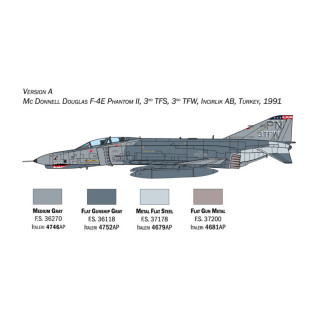 Макета, F-4E/F Phantom II, 1:72