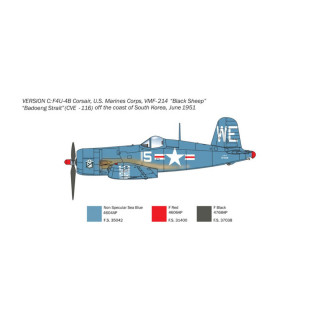 Макета, F4U-4 Corsair - Korean War, 1:72