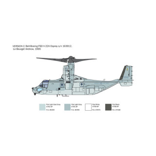 Макета, V-22A Osprey, 1:72