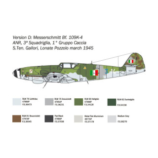 Макета, Messerschmitt Bf 109 K-4, 1:48