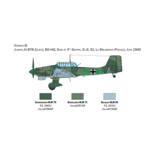 Макета, Junkers JU-87B Stuka, 1:48