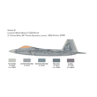 Макета, F-22 A Raptor, 1:48