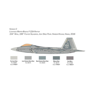 Макета, F-22 A Raptor, 1:48