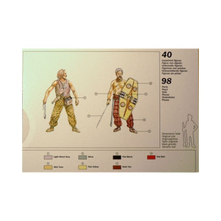 Макета, Gauls Warriors I-II Century BC, 1:72 