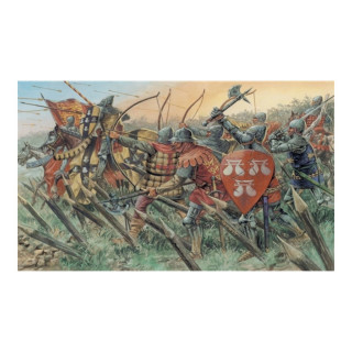 Макета, English Knights and Archers, 1:72 