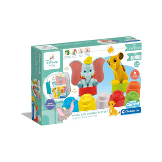 Сет за игра со меки коцки, Disney Baby - Simba and Dumbo Playset