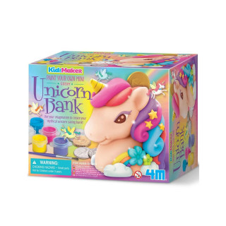 Сет за изработка, KidzMaker, Glitter Unicorn Bank 