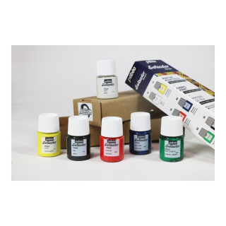 Сет бои за текстил, Pebeo, Setacolor Opaque - Initiation, 6x20ml 