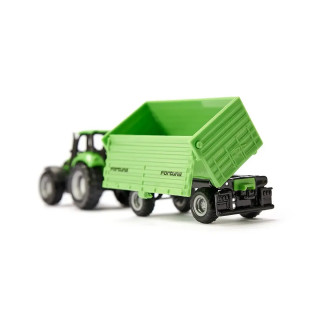Фигура, Tractor DEUTZ-FAHR with Fortuna 4-wheel-trailer
