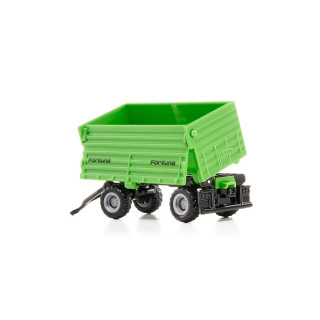 Фигура, Tractor DEUTZ-FAHR with Fortuna 4-wheel-trailer