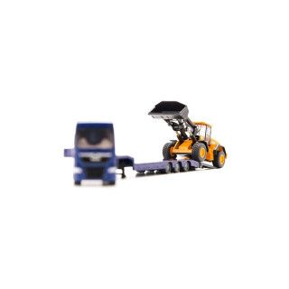 Фигура, MAN Truck with Low Loader and JCB Wheel Loader 