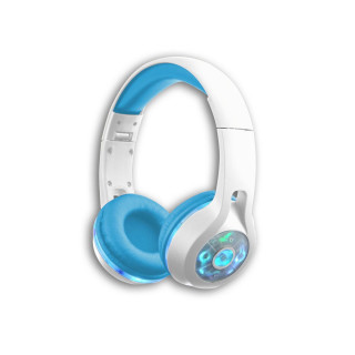 Безжични слушалки со LED - сини/розеви, Music Academy Wireless Headphones