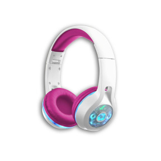 Безжични слушалки со LED - сини/розеви, Music Academy Wireless Headphones