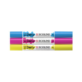 Сет двострани маркери, Ecoline - Primary, 3 бои 