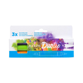 Сет двострани маркери, Ecoline - Secondary, 3 бои