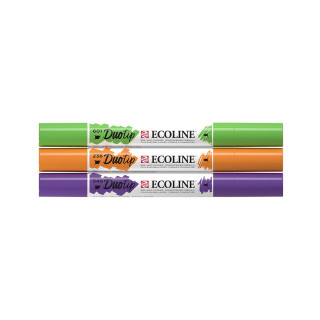 Сет двострани маркери, Ecoline - Secondary, 3 бои