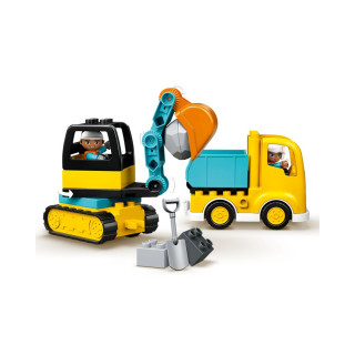 LEGO коцки, Duplo, Truck and Tracked Excavator
