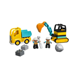 LEGO коцки, Duplo, Truck and Tracked Excavator