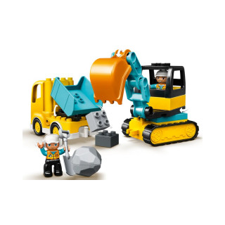 LEGO коцки, Duplo, Truck and Tracked Excavator