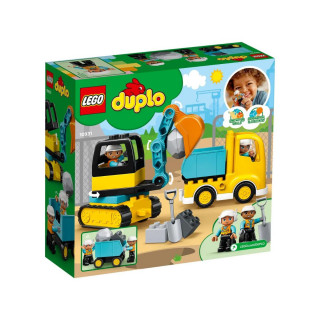 LEGO коцки, Duplo, Truck and Tracked Excavator