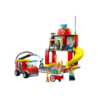 LEGO коцки, City, Fire Station and Fire Truck 