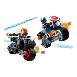 LEGO коцки, Marvel, Black Widow & Captain America Motorcycles