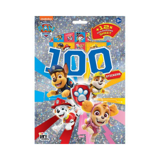 Боенка со 100 холограмски стикери - Paw Patrol 2 