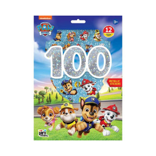 Боенка со 100 металик стикери Paw Patrol 