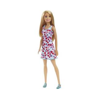 Barbie кукла со цветен фустан 