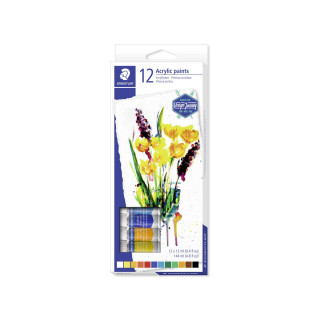 Сет од 12 акрилни бои, STAEDTLER® Design Journey