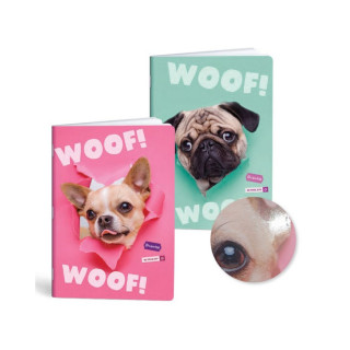 Тетратка, Lipa Mill, Woof, A4, коцки