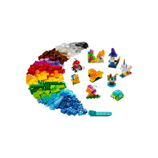LEGO коцки, Classic, Creative Transparent Bricks