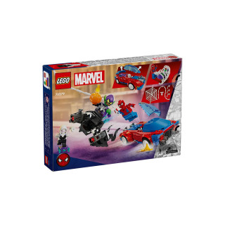 LEGO коцки, Marvel, Spider-Man: Spider-Man Race Car & Venom Green Goblin