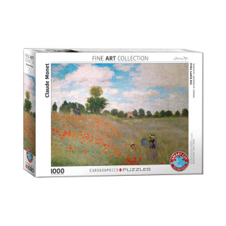 Сложувалка, Fine Art Collection, Monet - The Poppy Field, 1000 парчиња 