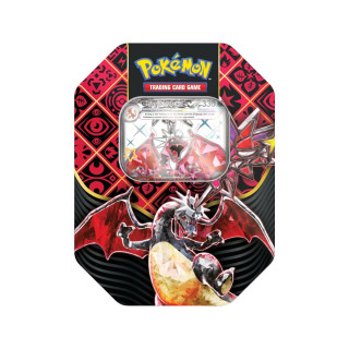 Карти за игра во метална кутија, Pokemon Scarlet & Violet 4.5 Paldean Fates Tin
