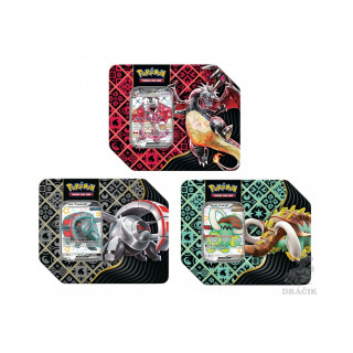 Сет карти во метална кутија, Pokemon TCG Scarlet and Violet Paldean Fates