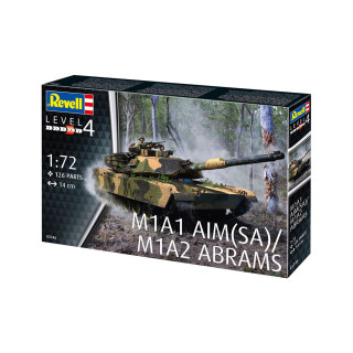 Макета, M1A1 AIM(SA)/ M1A2 Abrams, 1:72 
