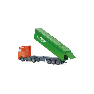 Фигура, Mercedes Benz Truck w/Fliegl Tipper Trailer 