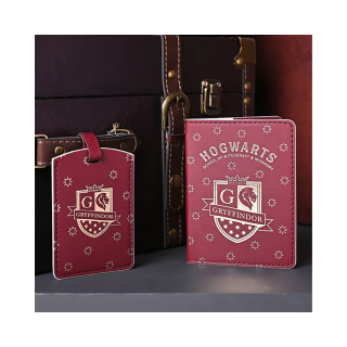 Сет - футрола за пасош и таг за багаж, Harry Potter - Gryffindor