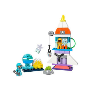 LEGO коцки, Duplo: Space - 3in1 Space Shuttle Adventure