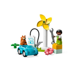 LEGO коцки, Duplo, Wind Turbine and Electric Car